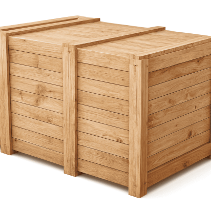 Heavy-duty wooden crates manufactured in Pretoria, South Africa, ISPM15 certified for secure export use..